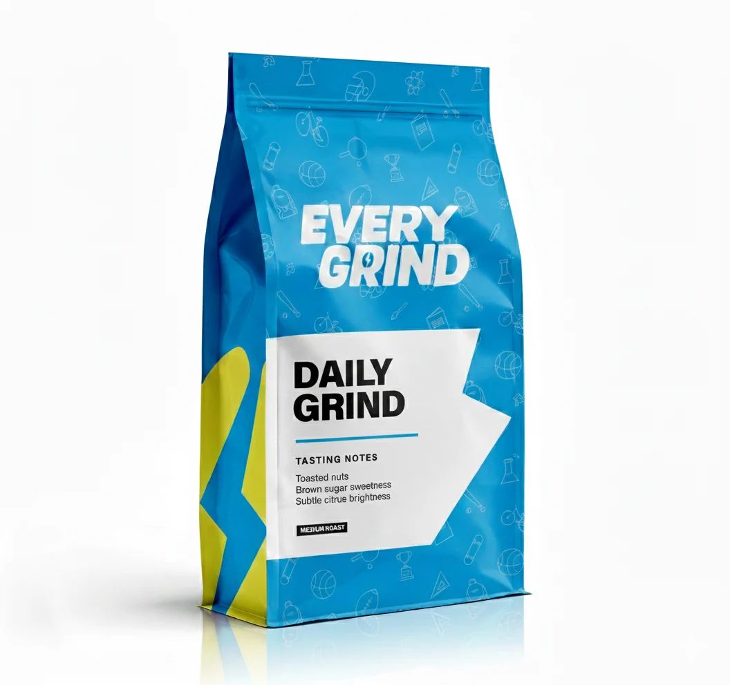 Bag of Everygrind Daily Grind medium roast coffee